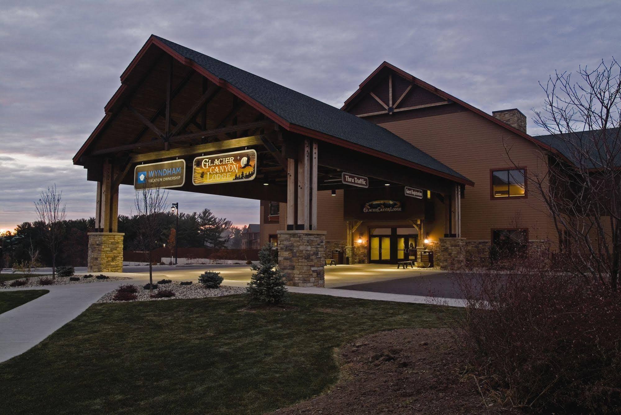 ויסקונסין דלס Club Wyndham Glacier Canyon מראה חיצוני תמונה